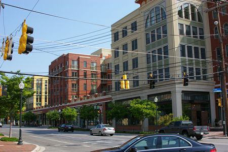 View of Arlington Rd. looking north.