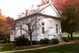 The trail passes Browns Chapel.