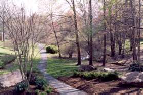 After crossing Ormandy Dr take the asphalt path to the left between the houses.