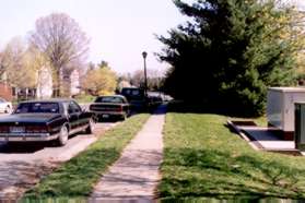 Turn right and follow the sidewalk along Pond Spice Ln. back to the starting point of the walk at Burke Centre Pwy.