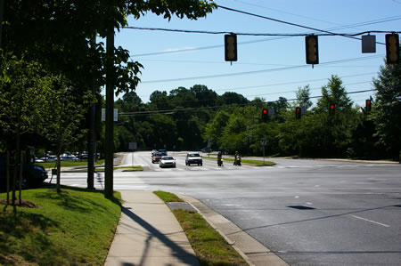 The trail crosses Rt. 29. 