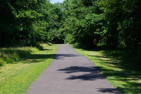 This is the only section of the walk exposed to full sun and only covers a short distance.