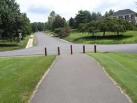 The walk ends at Days Farm Dr. and Black Eyed Susan La.