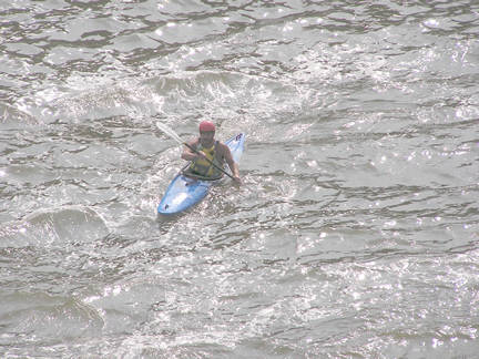 Experienced kayakers enjoy these waters.