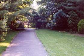 Turn left onto the asphalt trail near the end of the street.  This returns to the starting point at Stuart Road Park.