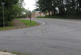 The trail crosses Trotter Ln.