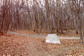 Turn right onto the intersecting asphalt trail.