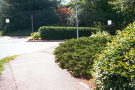 The path climbs a hill and joins Sunrise Valley Dr.  Turn right at the first street which is Lakeport Way.