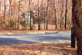 The trail terminates at Glade Drive across from the nature house where the walk started.