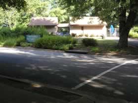 The trail crosses Golf Course Sq. at the Newbridge Recreation Area.