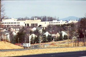 This is the view prior to Cheviot Dr.  The Fairfax Co Water Authority and Sugarloaf Mountain can be seen in the distance.