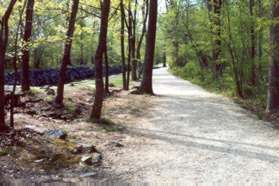 To the left is the upper guard gate of the canal.