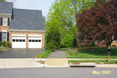 Take the asphalt trail between the homes at the end of Brewerton Ct.