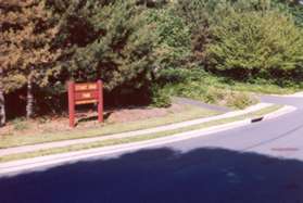 The walk starts at Stuart Road Park from the parking lot.